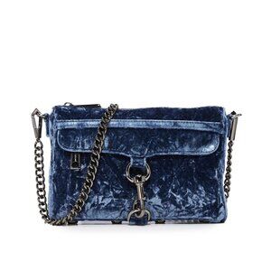 Rebecca Minkoff Crushed Velvet Mini Mac Bag